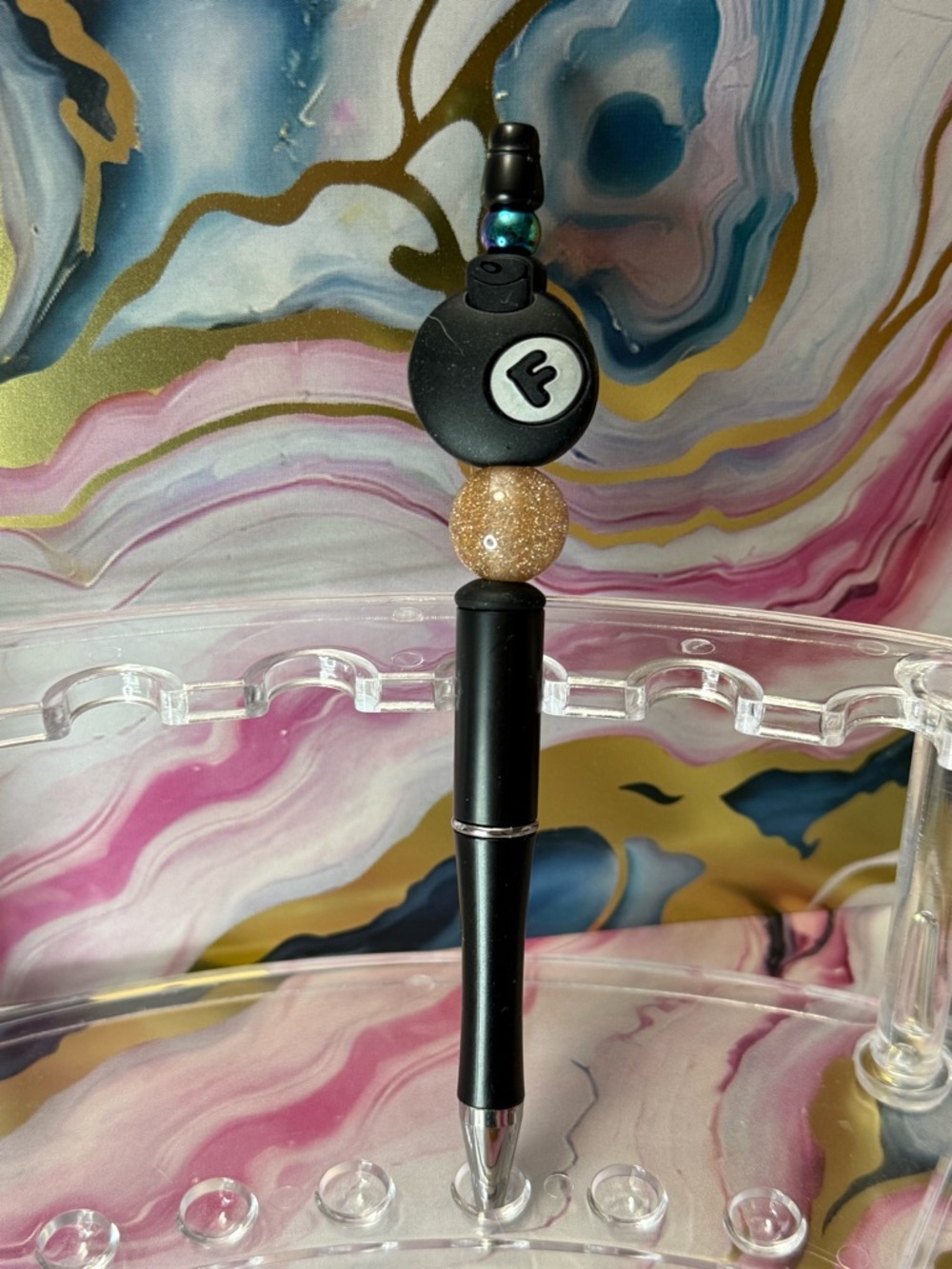 Beaded F’ Pen